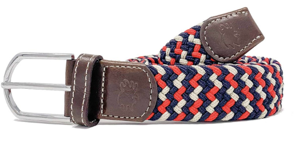Roostas The Ponte Vedra Two Toned Woven Elastic Stretch Belt