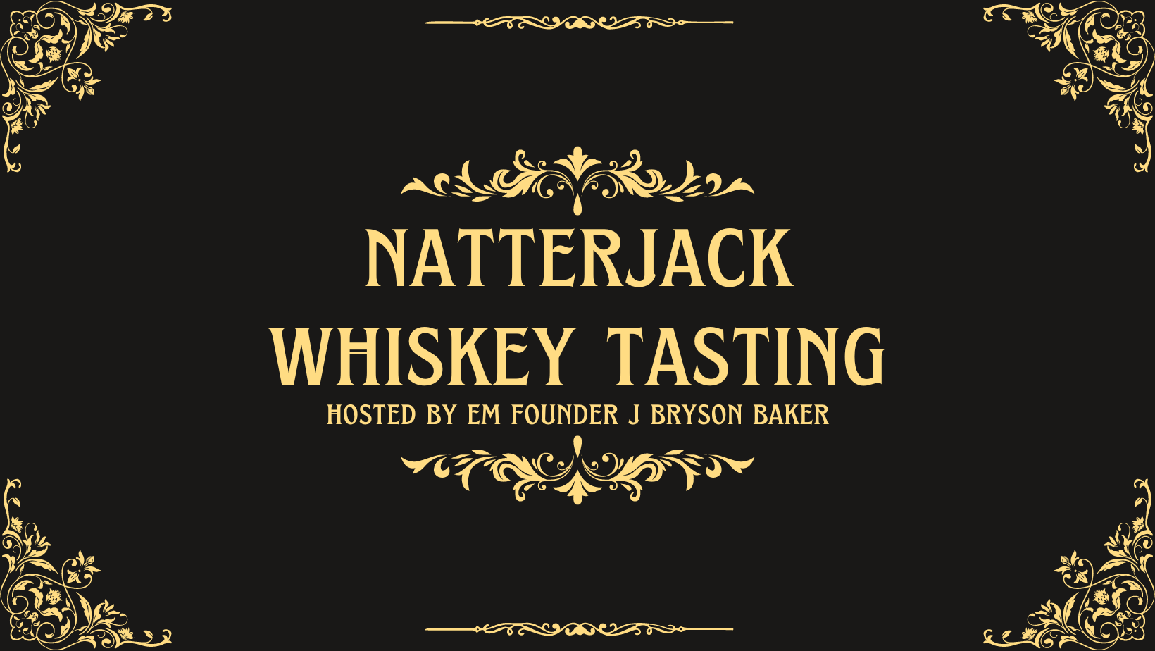 Natterjack Whiskey Tasting
