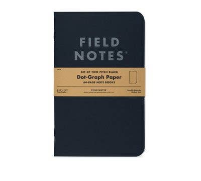 Field Notes - Pitch Black Note Book