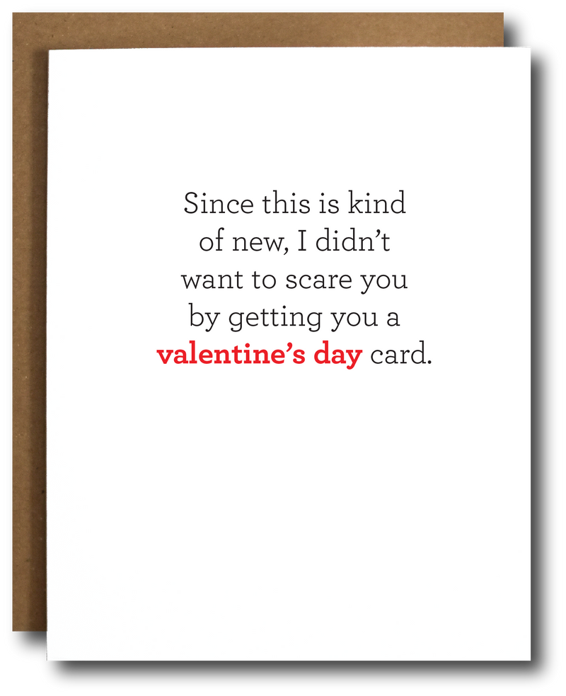 The Card Bureau - Newly Dating Funny Valentine's Day Card Inside: Happy Sunday