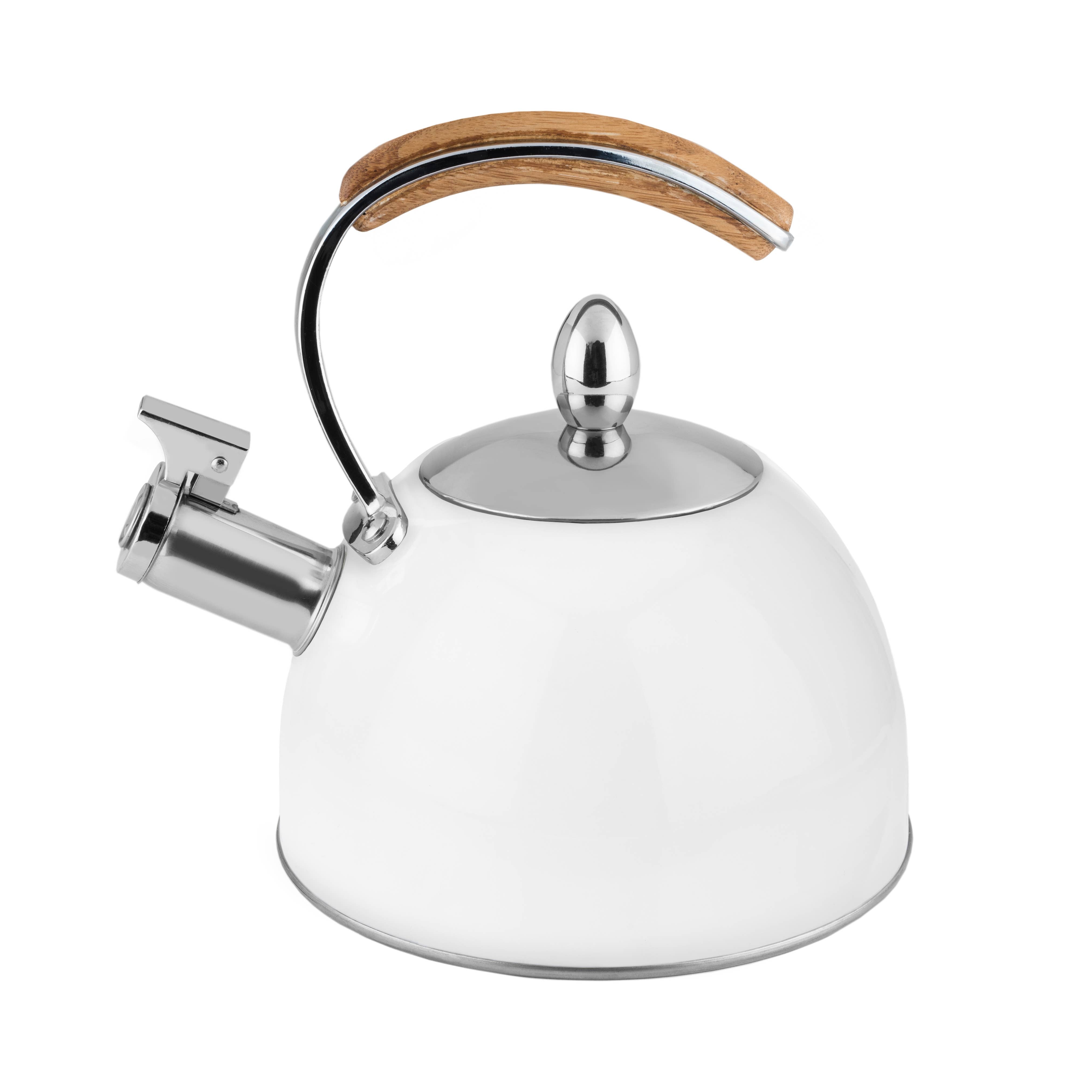 Pinky Up - Presley™ White Tea Kettle by Pinky Up®