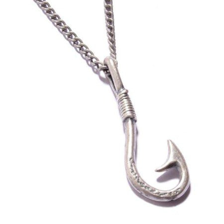 Silver Hook Necklace For Men