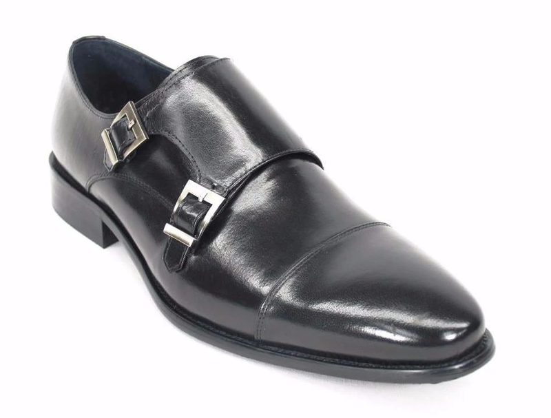 Carrucci Shoes - KS099-302, Cap Toe Double Monk Strap