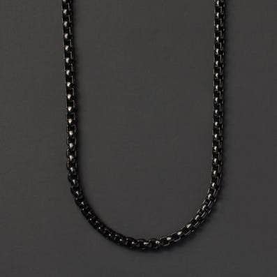 We Are All Smith - Black Stainless Steel Chain Necklace for Men