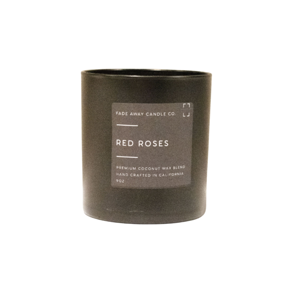 Fade Away Candle Co - RED ROSES (LUX COLLECTION)