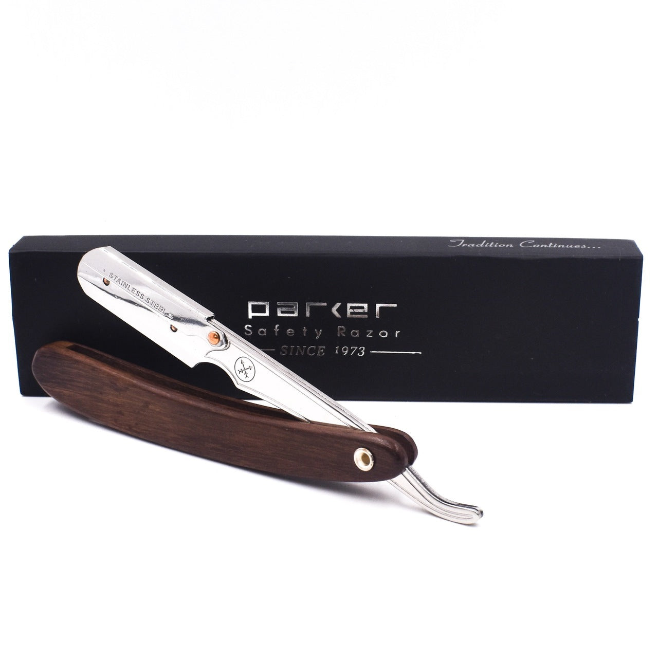 Dark Sheesham Wood Handle Clip Type Barber/Straight Razor