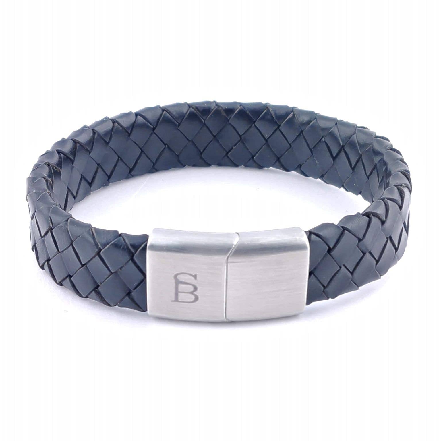 Steel and Barnett - Leather Bracelet Preston - Matt Black
