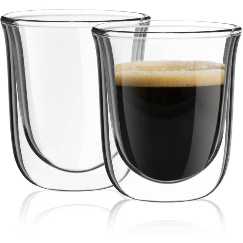 JoyJolt - Jaavah Double Wall Espresso Glasses, Set of 2