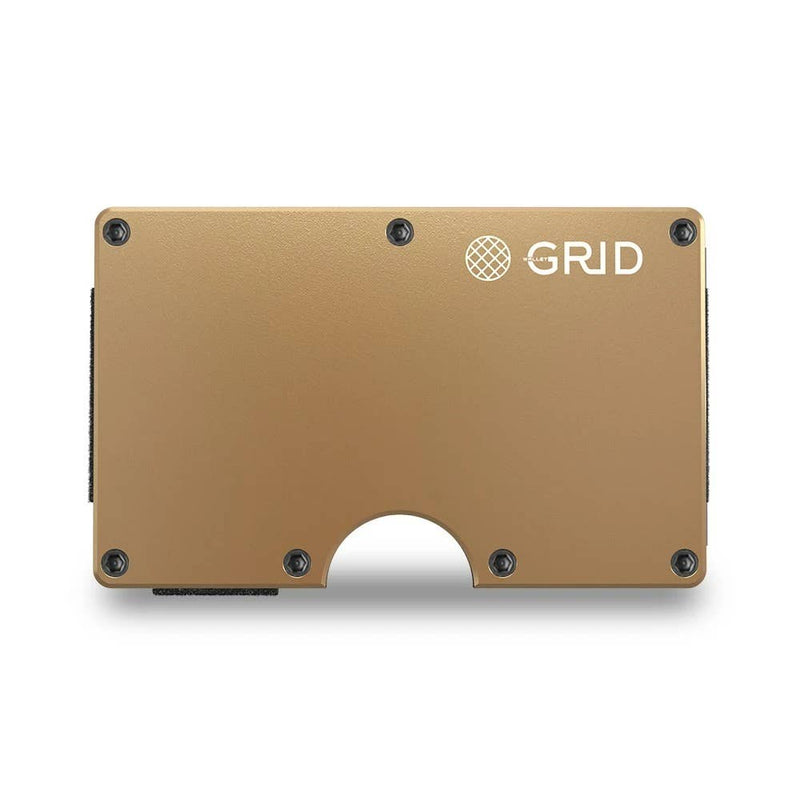 GRID Wallet - Grid Wallet // Gold Aluminum