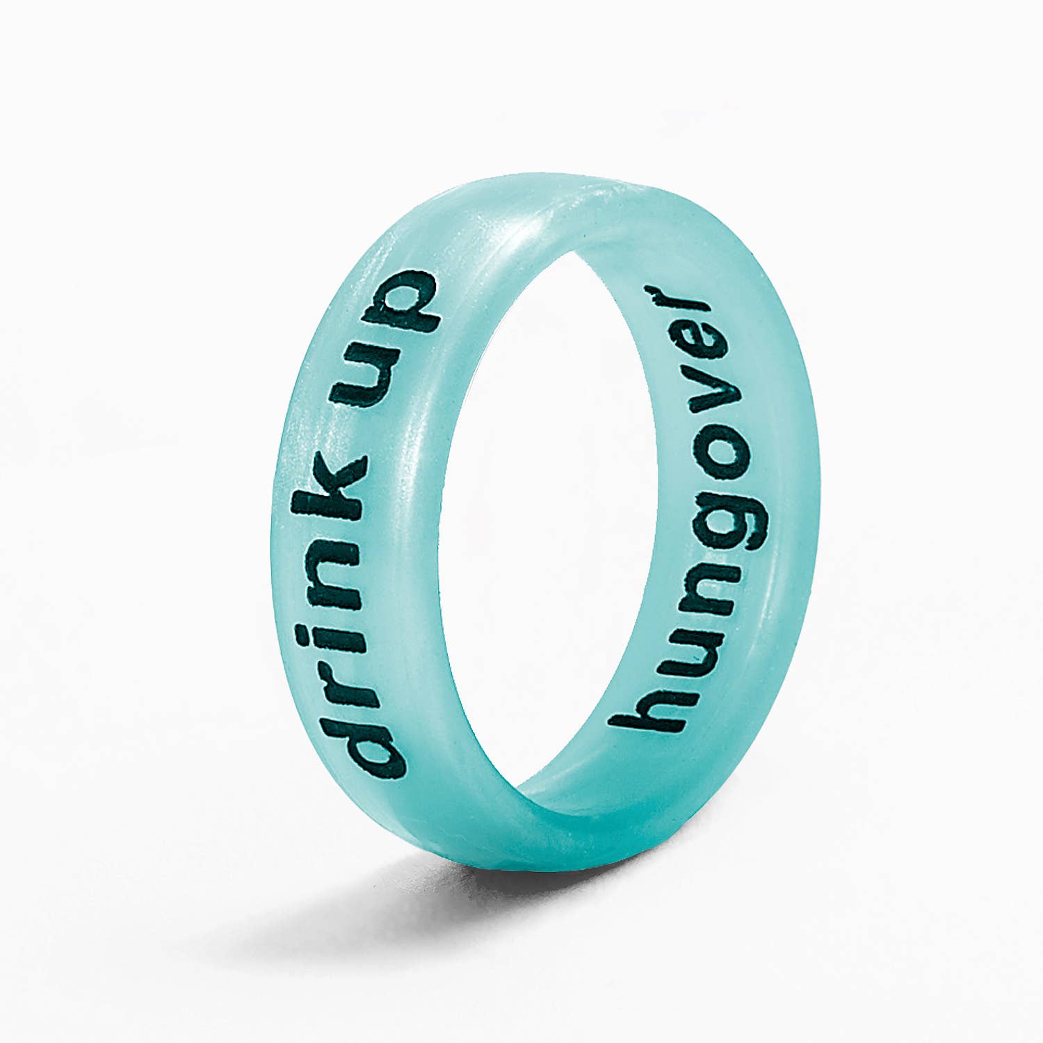 Flip Rings - Flip Reversible drink up / hungover turquoise ring