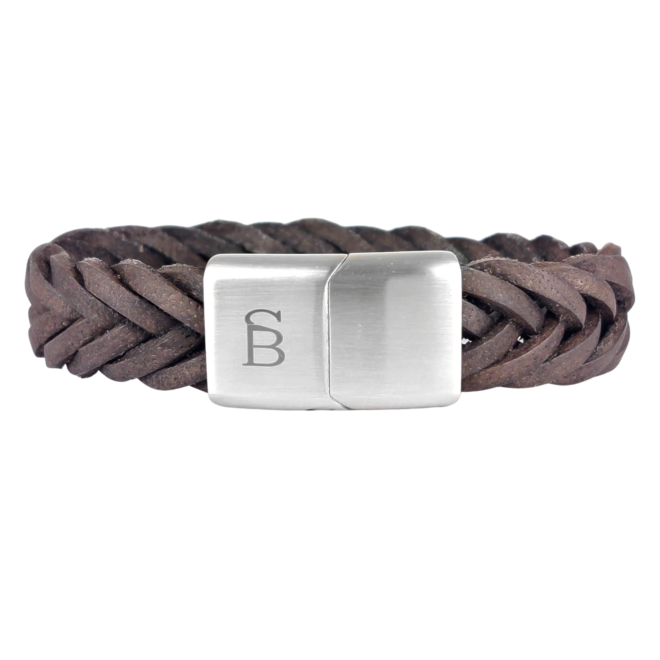 Steel & Barnett - Leather Bracelet Preston - Brown