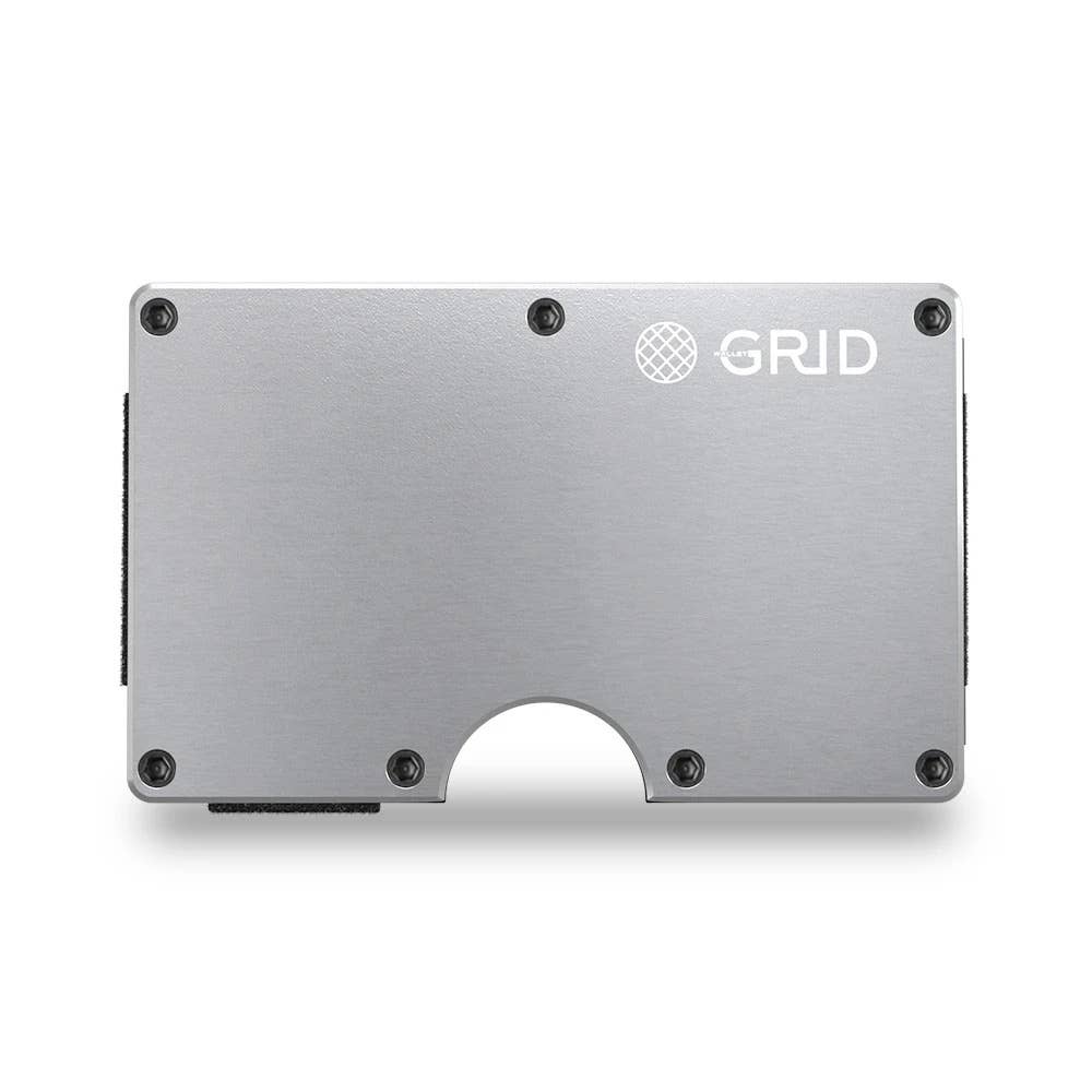 GRID Wallet - Grid Wallet // Silver Aluminum