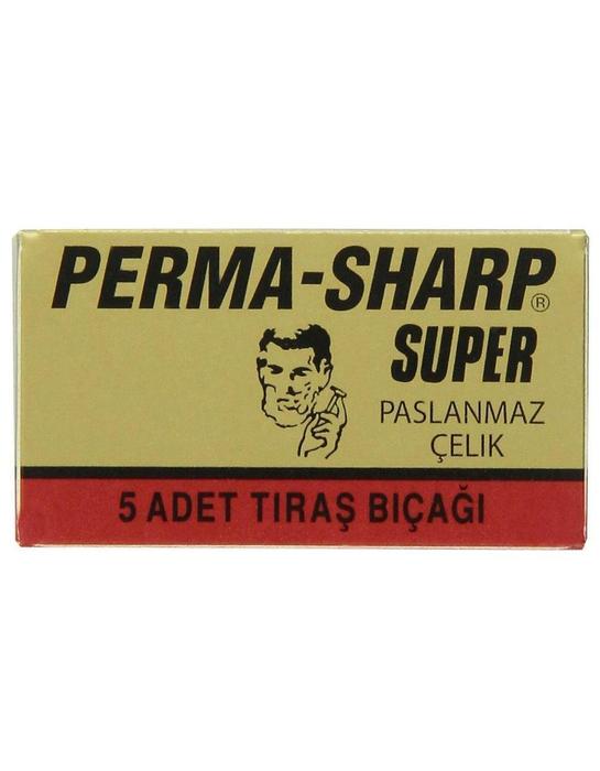 Perma-Sharp Super Double Edge Razor Blades (100 Blades)