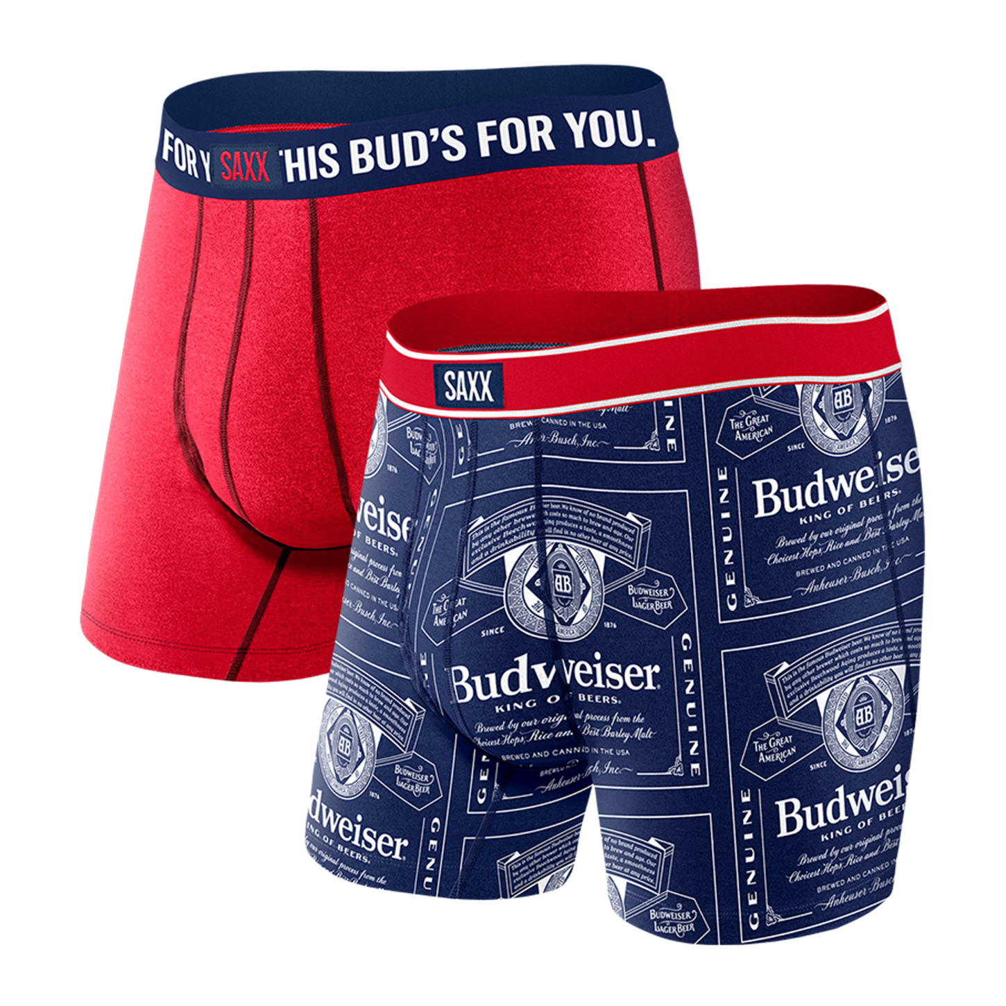 Budweiser Daytripper -2 pack Men's Boxer Briefs